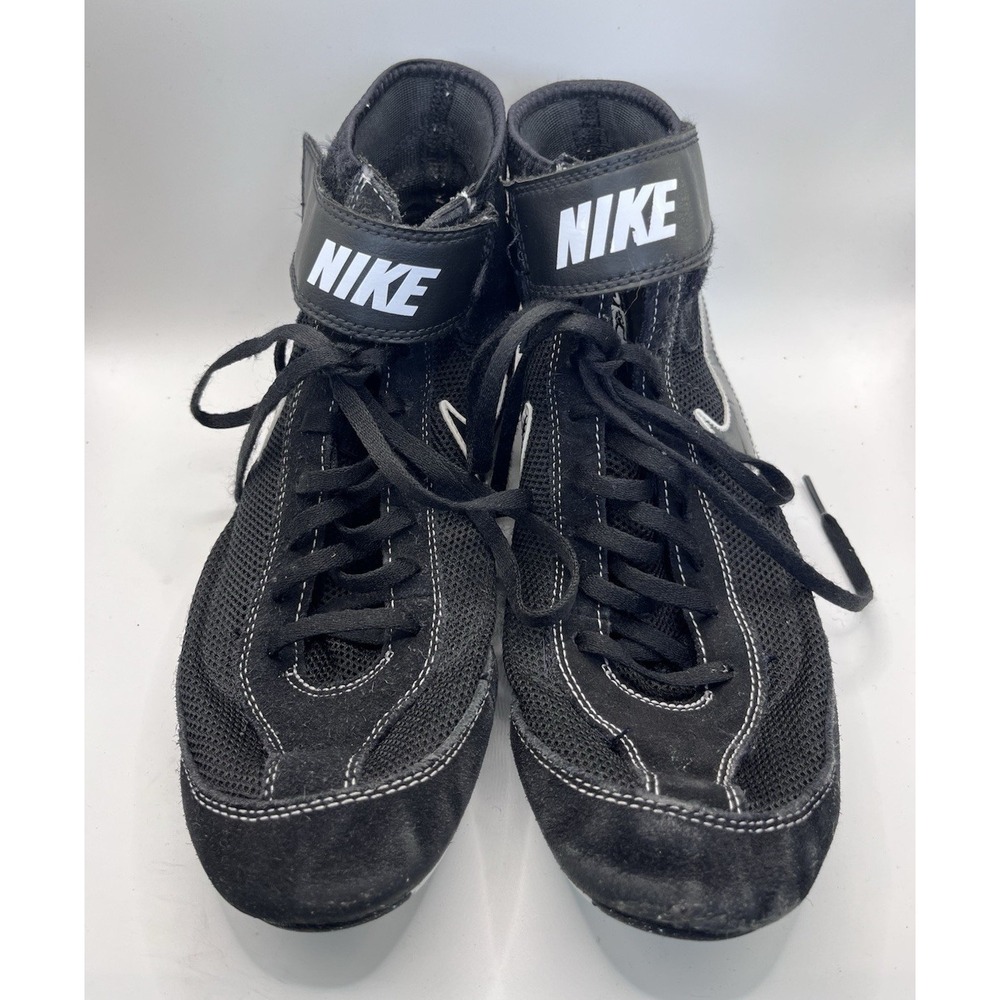 Nike Speedsweep VII Wrestling Shoes Black White Mens Size 9 Activewear Athletic